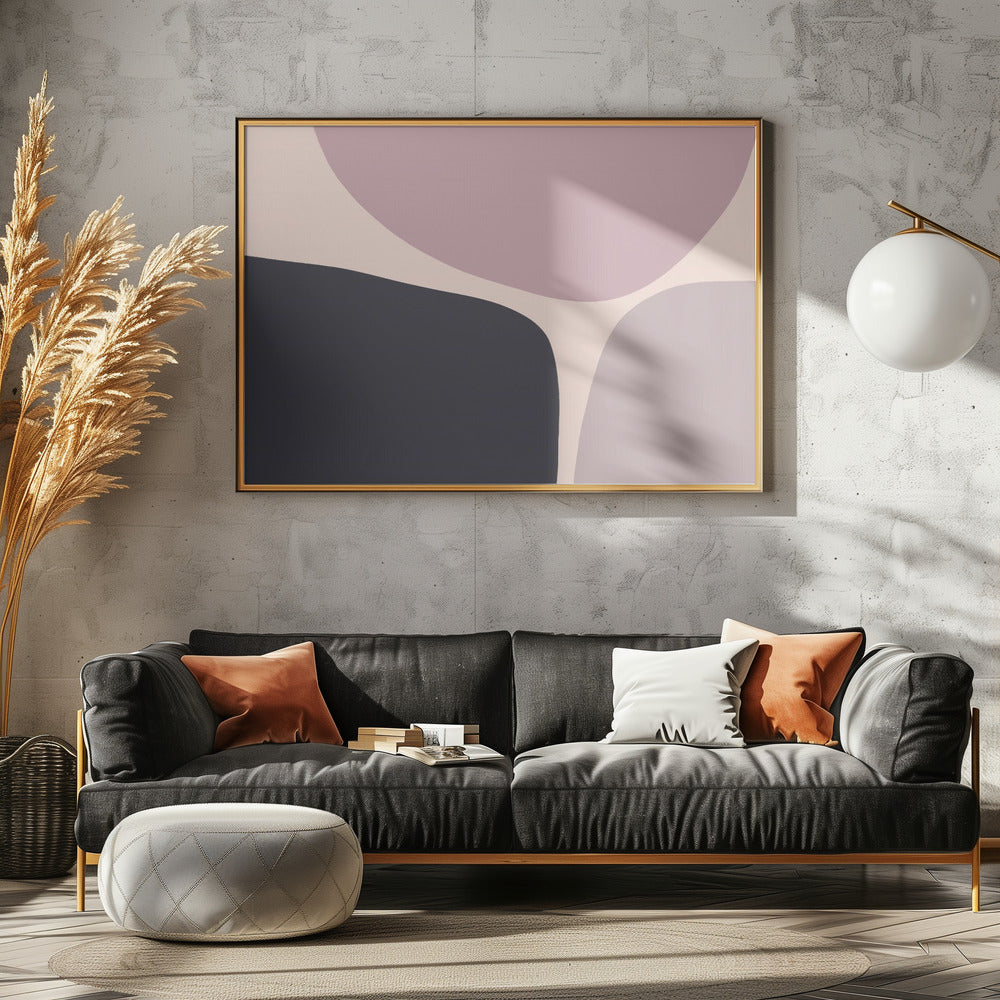 Organic Shapes In Muted Tones | Canvas