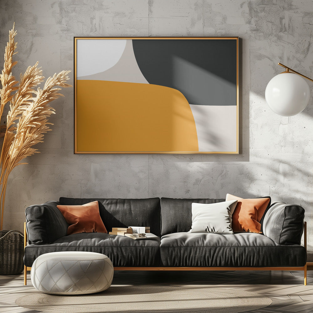 Bold Geometric Shapes | Canvas