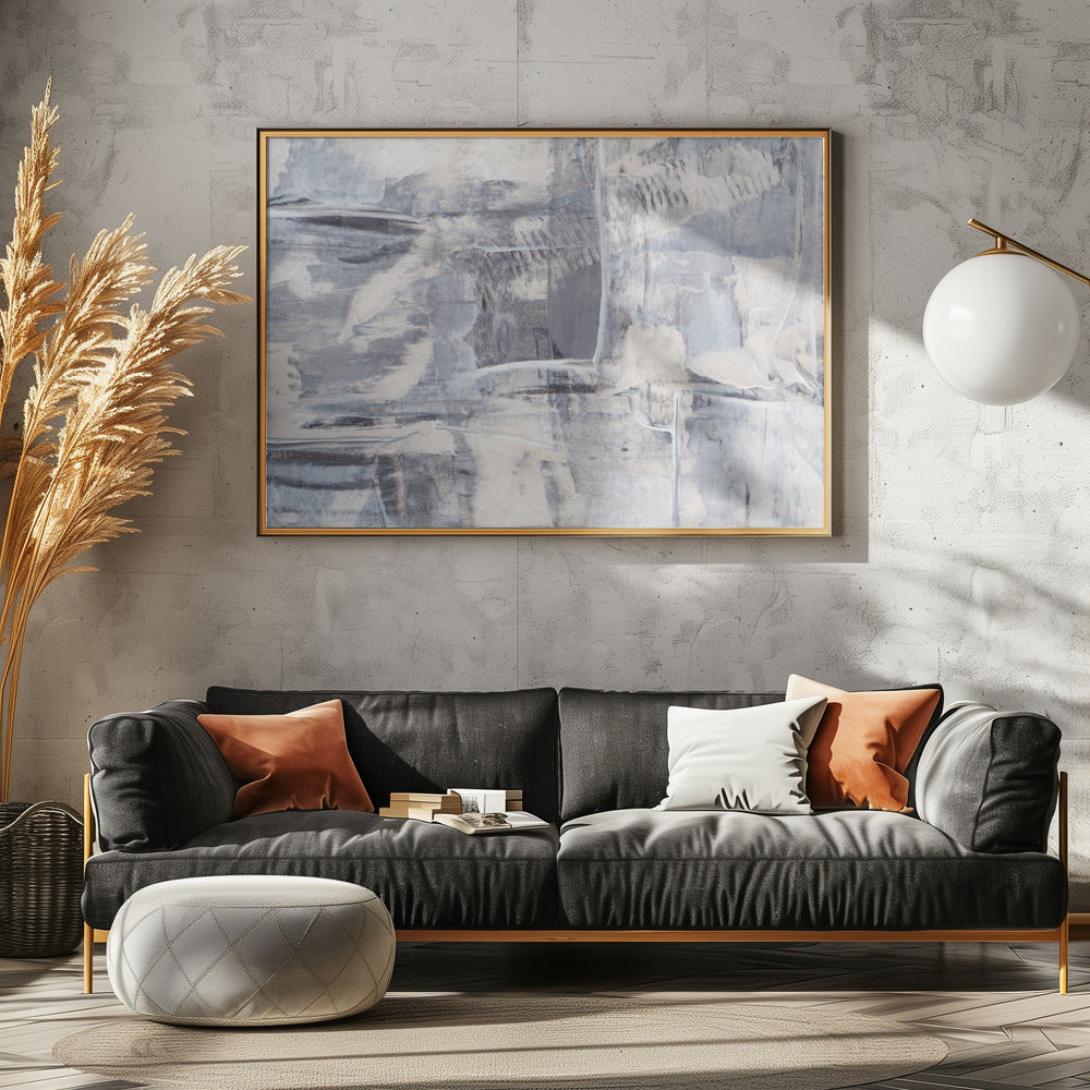 Textured Brushstrokes with Muted Tones | Canvas