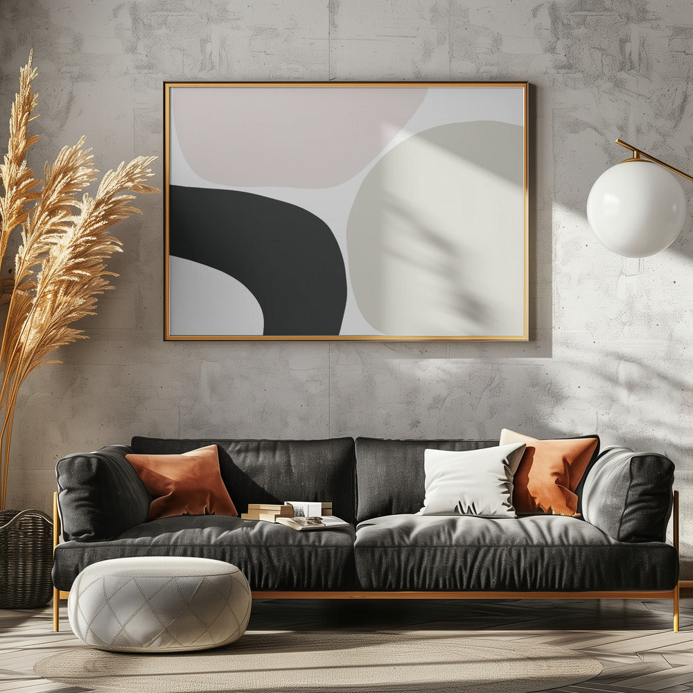 Calm Shapes Flow | Canvas