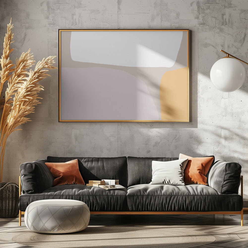 Soft Geometric Harmony | Canvas