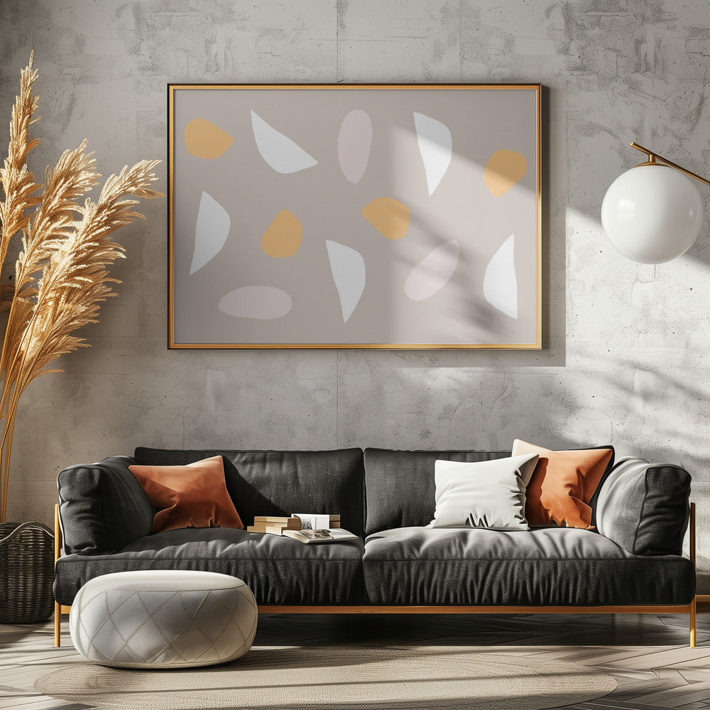 Minimalist Pastel Shapes | Canvas