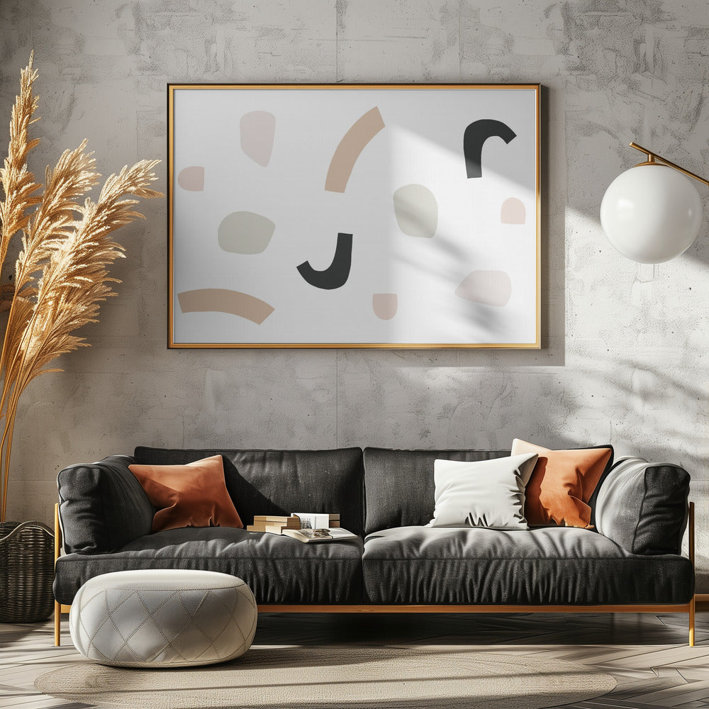 Organic Shapes and Neutral Tones | Canvas