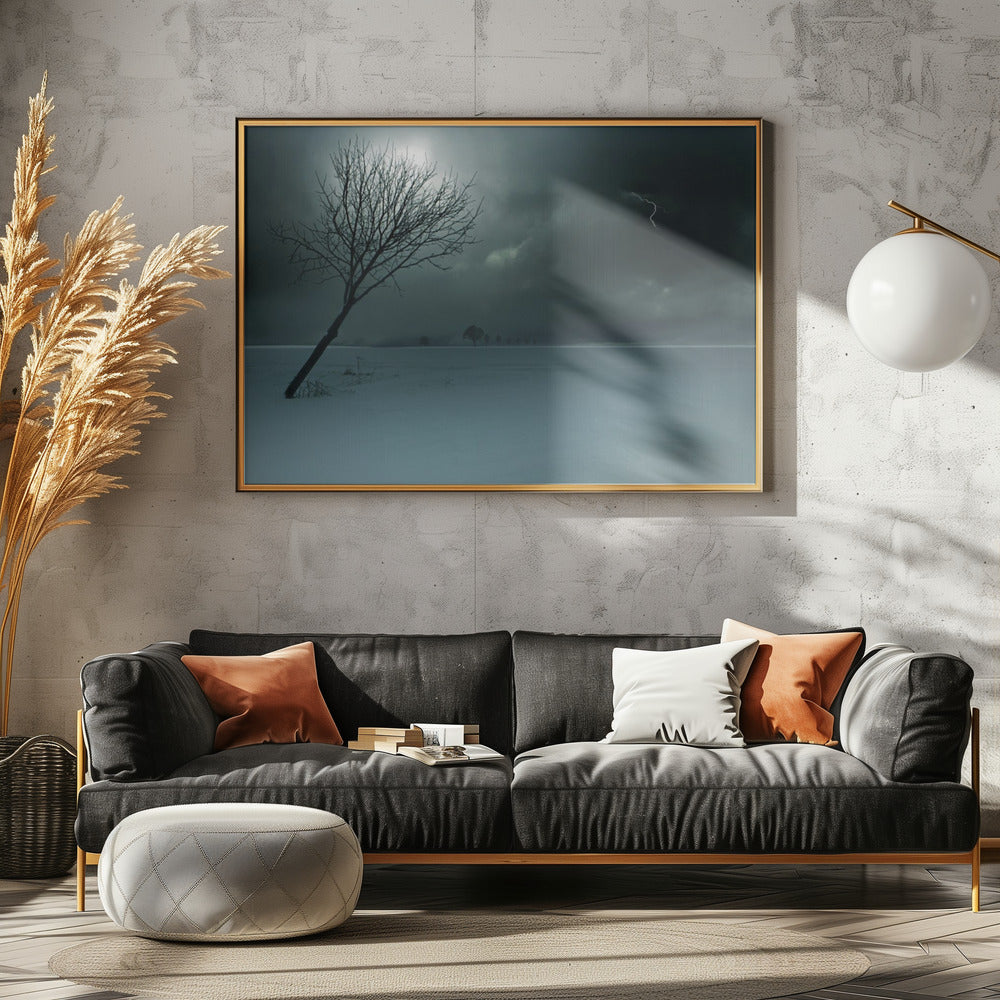 Wintergewitter | Canvas