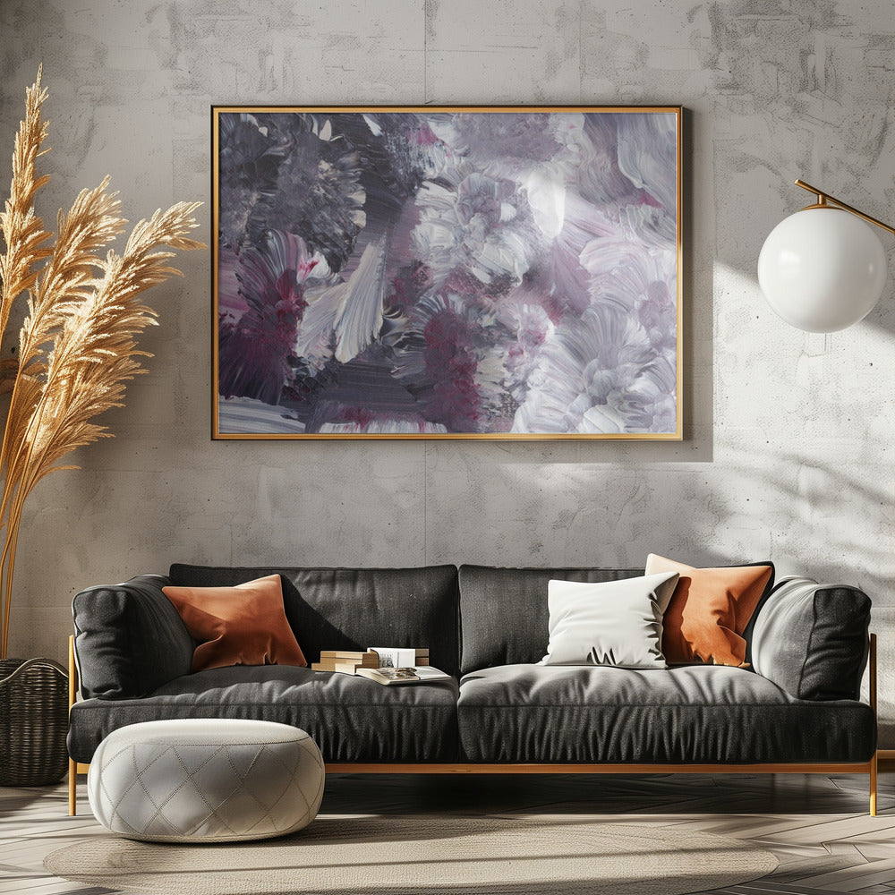 Floral Impressionist Brushstrokes | Poster
