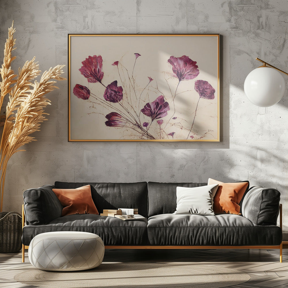 Crimson Bloom Dance | Canvas