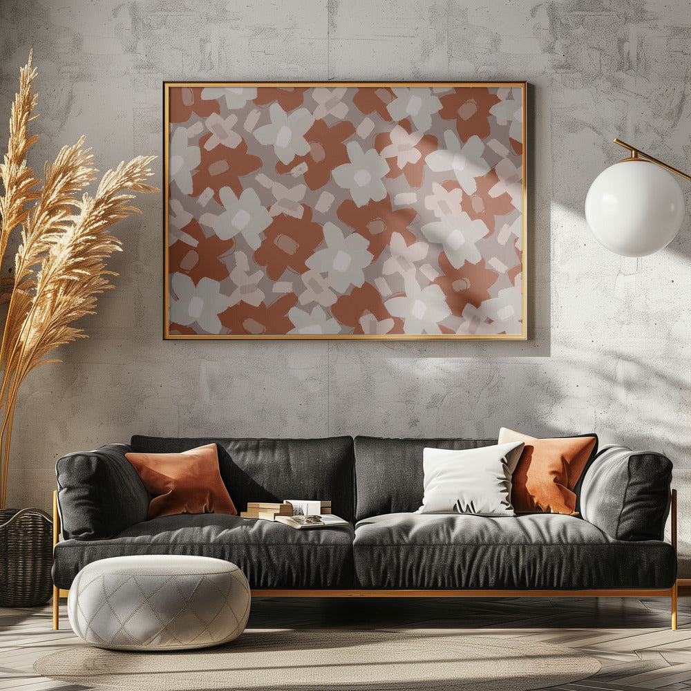 Rustic Blossom Field | Poster