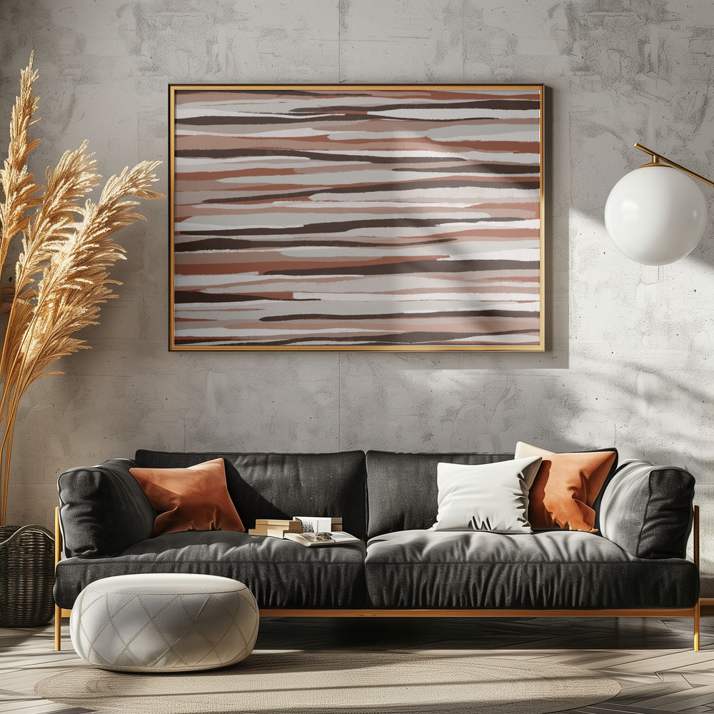 Earth Tones Flow | Canvas