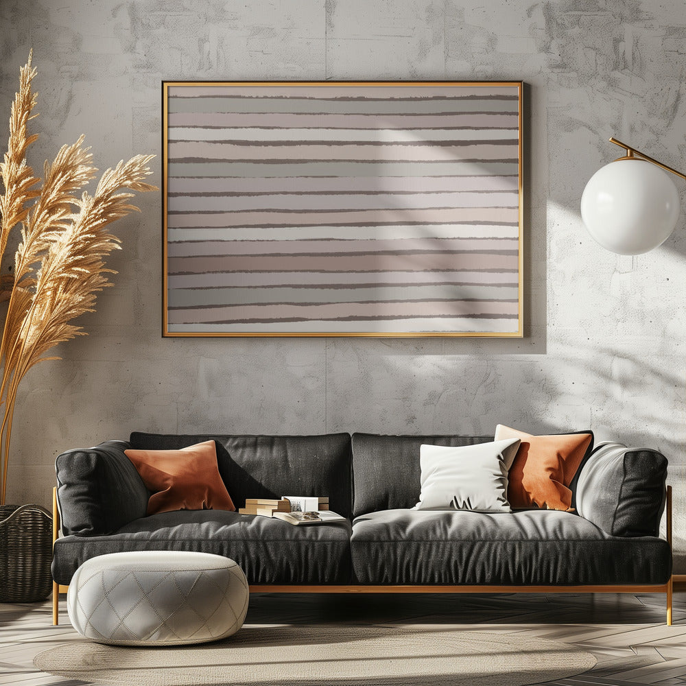 Earthy Stripes | Canvas