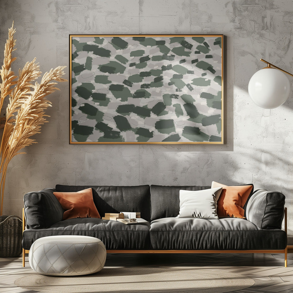 Muted Forest Brush | Canvas