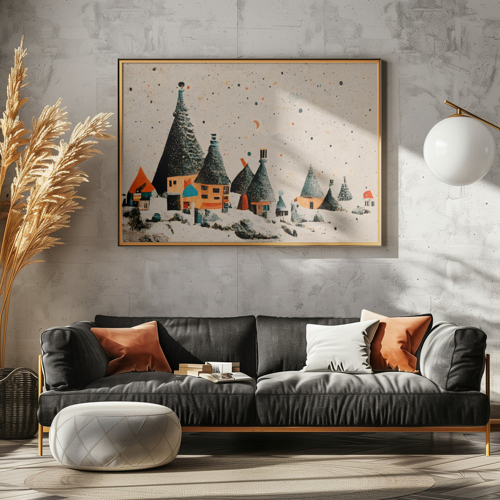 “Whimsical Village” | Canvas