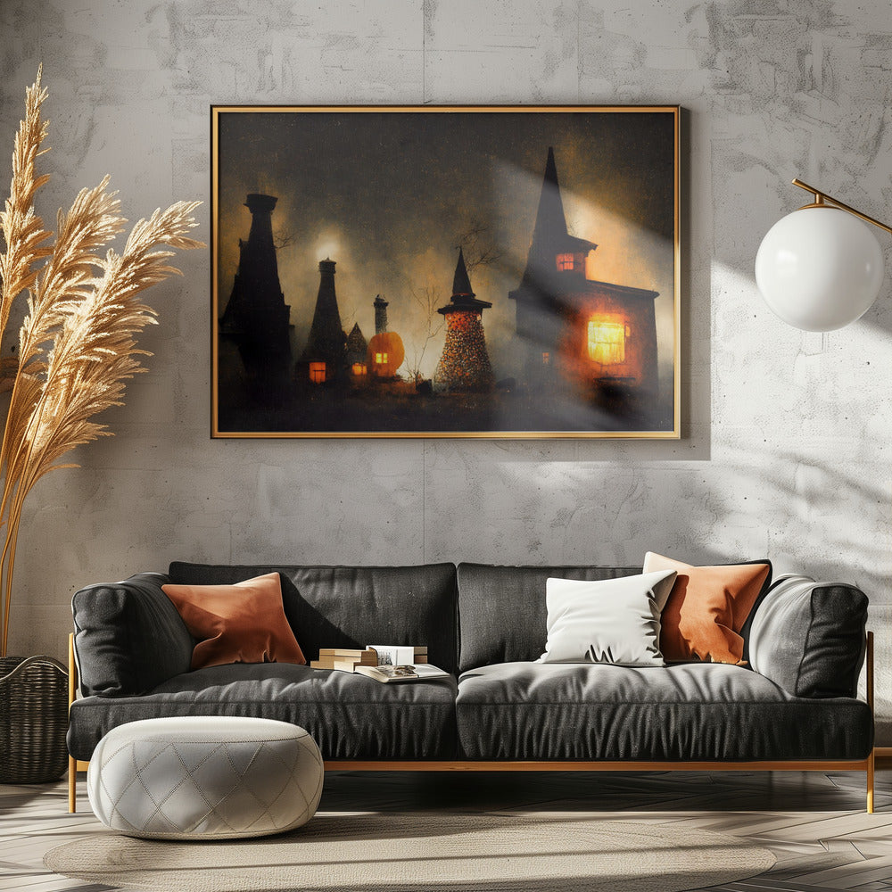 Haunted Glowscape | Poster