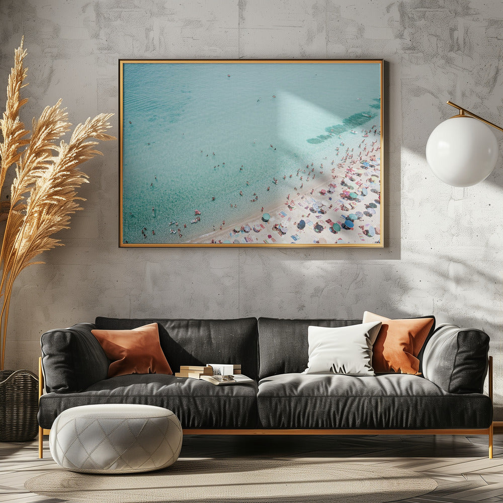 Busy Beach | Canvas