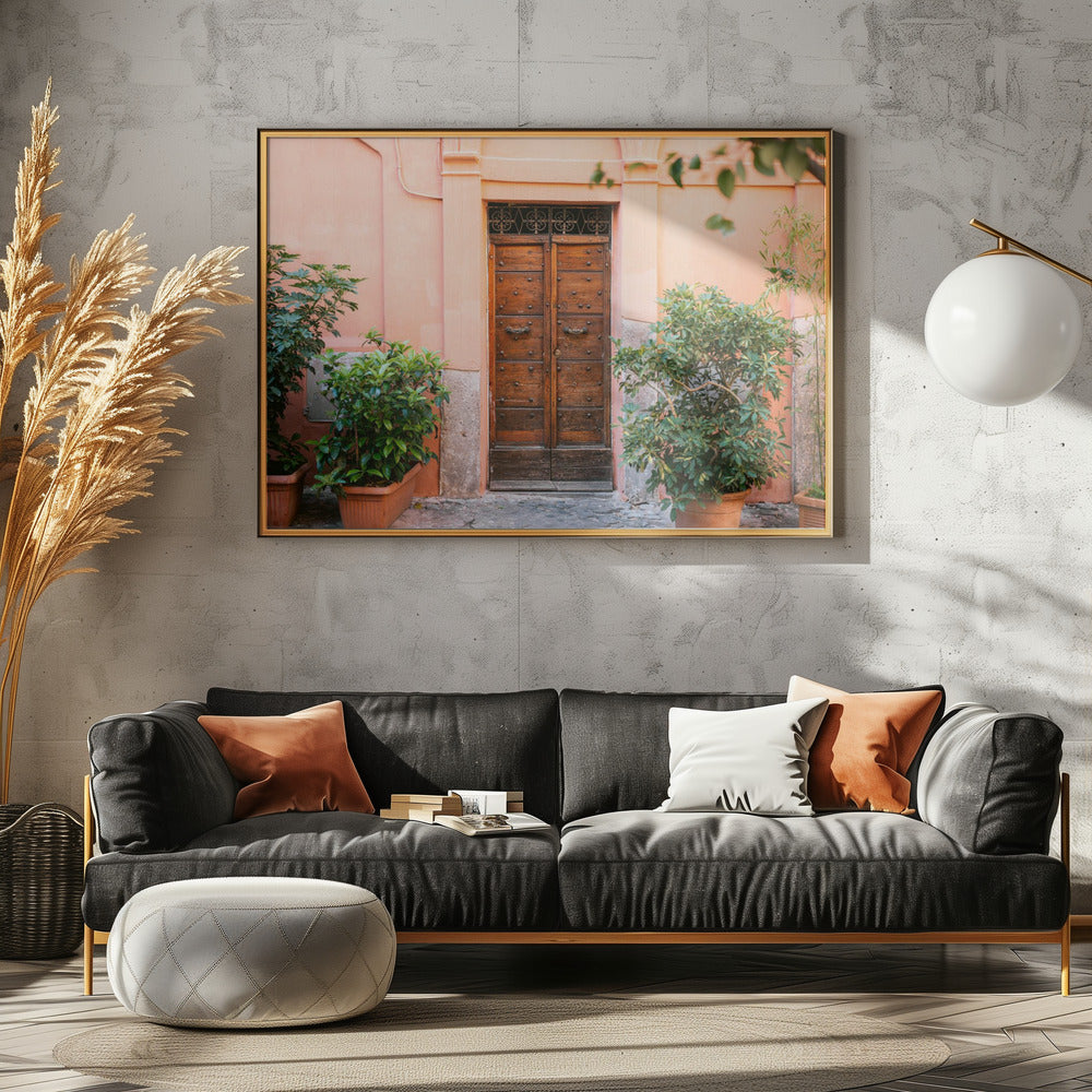 The Trastevere door | Canvas