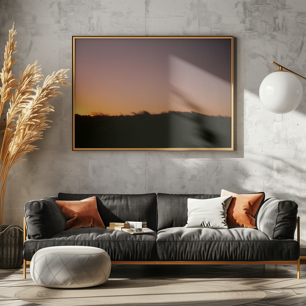 Dune Grass Sunset Horizontal | Canvas