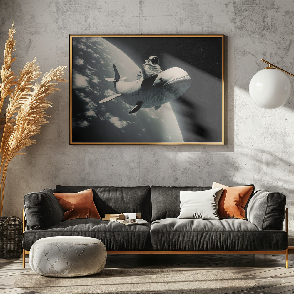 Cosmic Whale Ride | Poster
