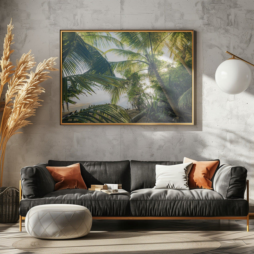 Hide under Palms | Canvas