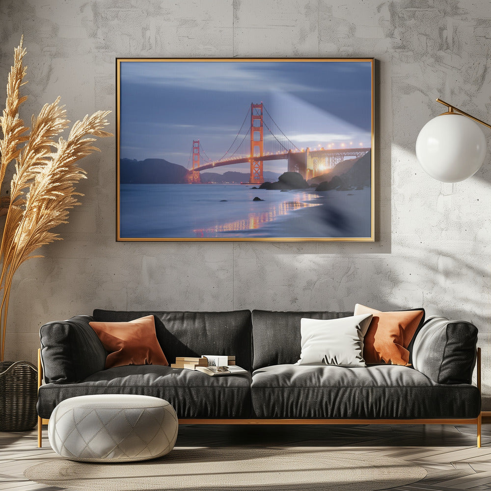 Golden Gate Twilight | Canvas