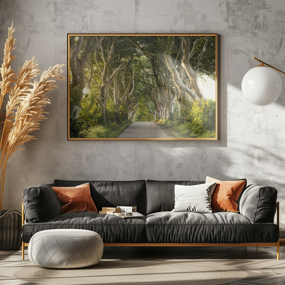 Golden Alley | Canvas