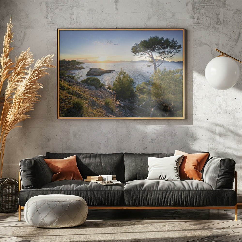 Mediterranean sunset | Canvas