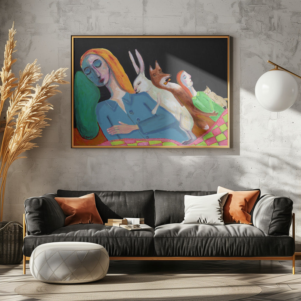 Five in the Bed | Canvas