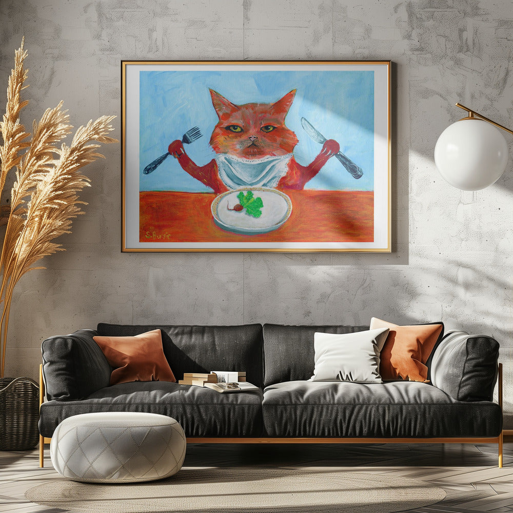 Vegan Cat | Canvas