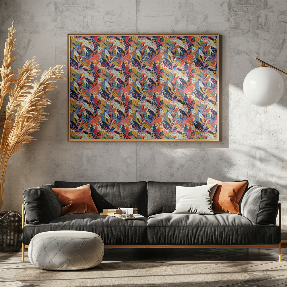 Vivid Jungle Tapestry | Canvas