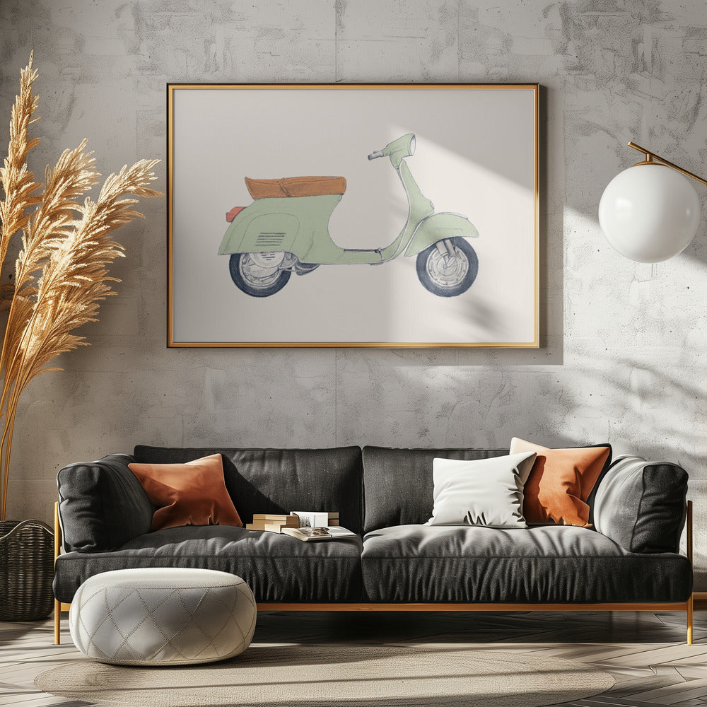 Vespa Print | Poster