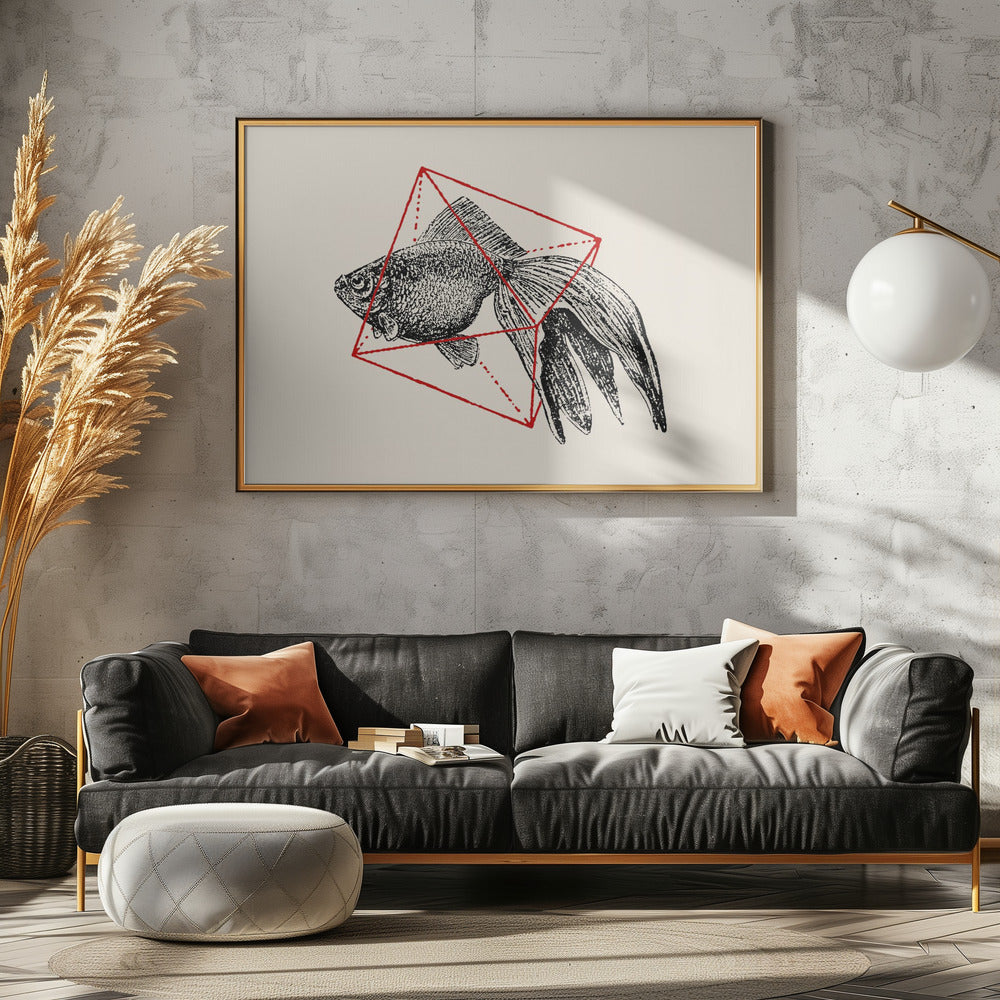 Fish In Geometrics Nº3 | Poster