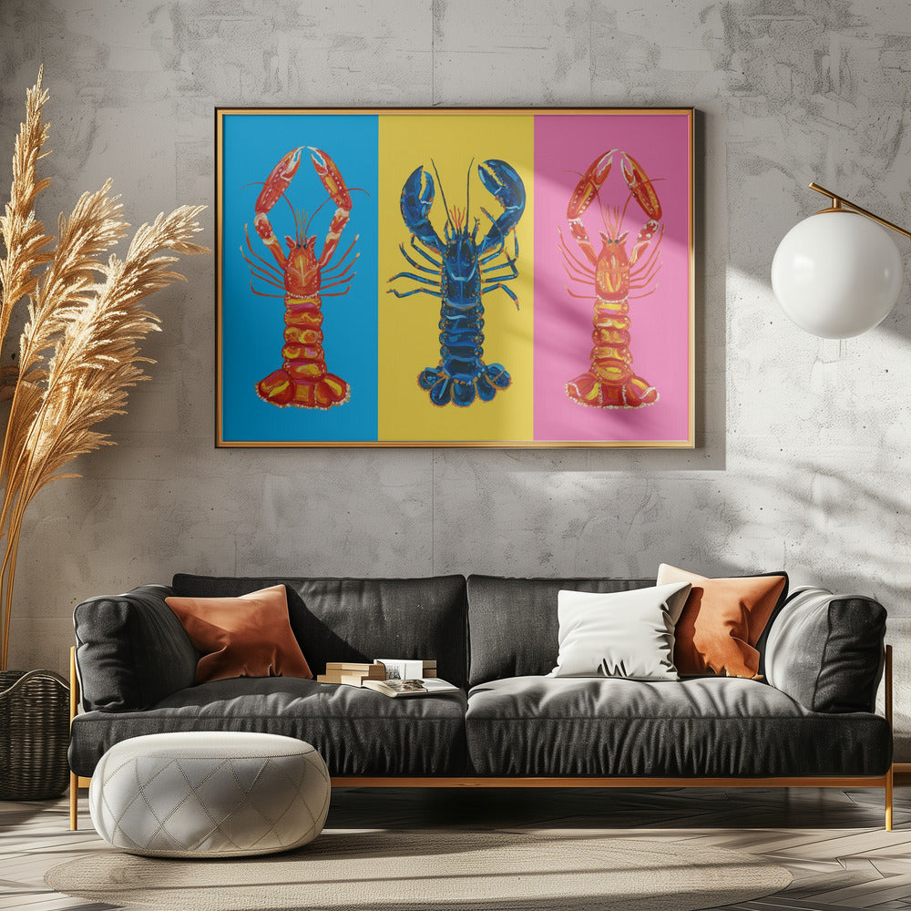 Lobster Langoustines Pop Art | Canvas