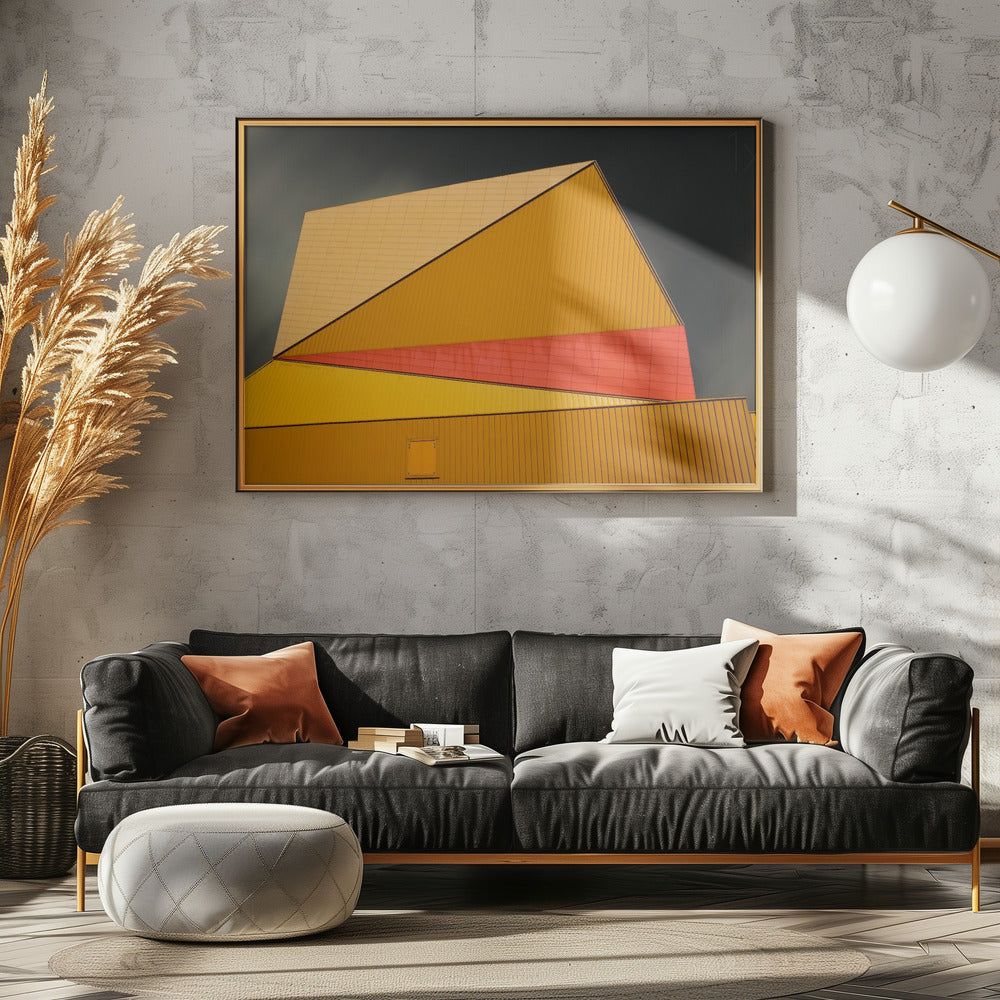 The yellow roof | Poster