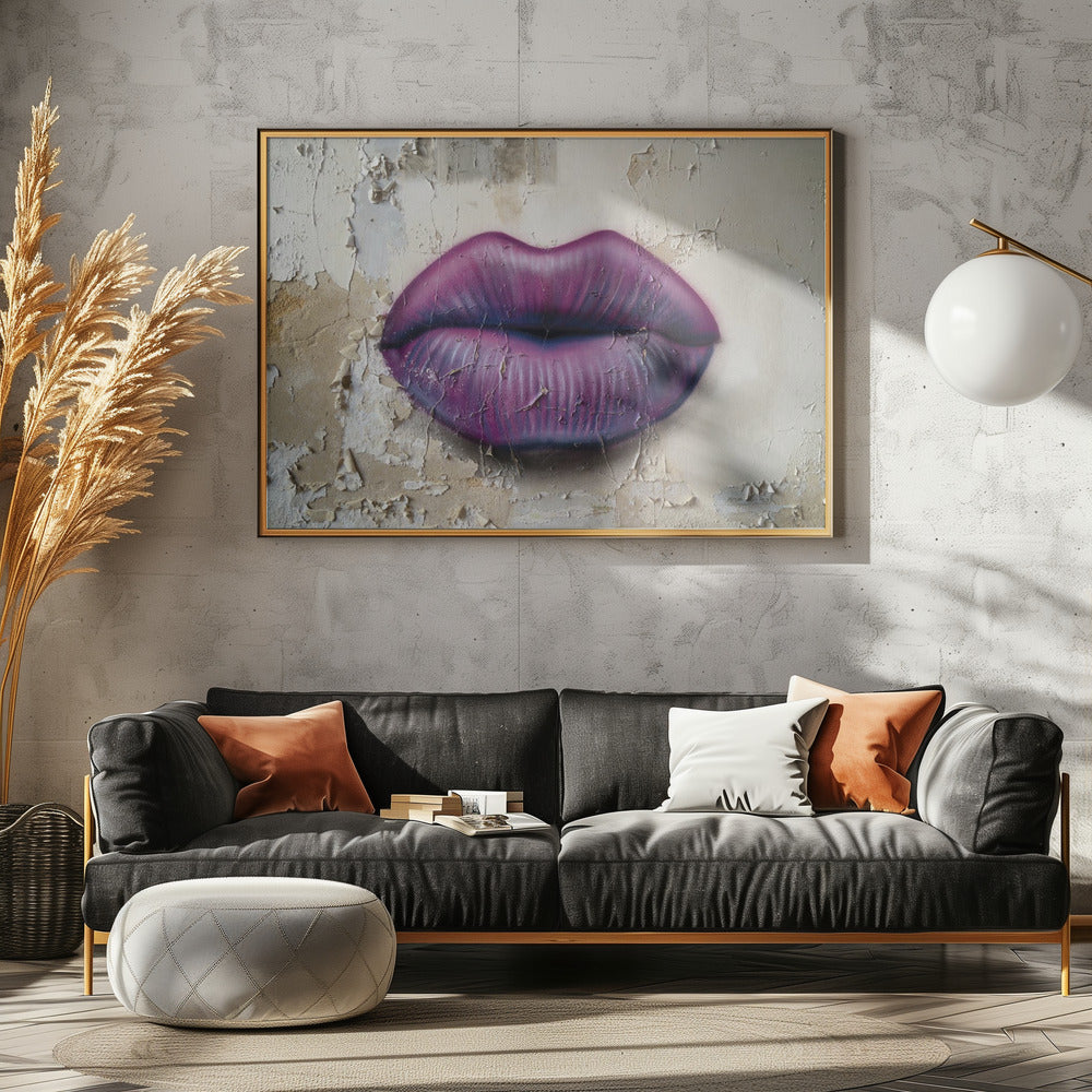 Lips on the Wall | Poster