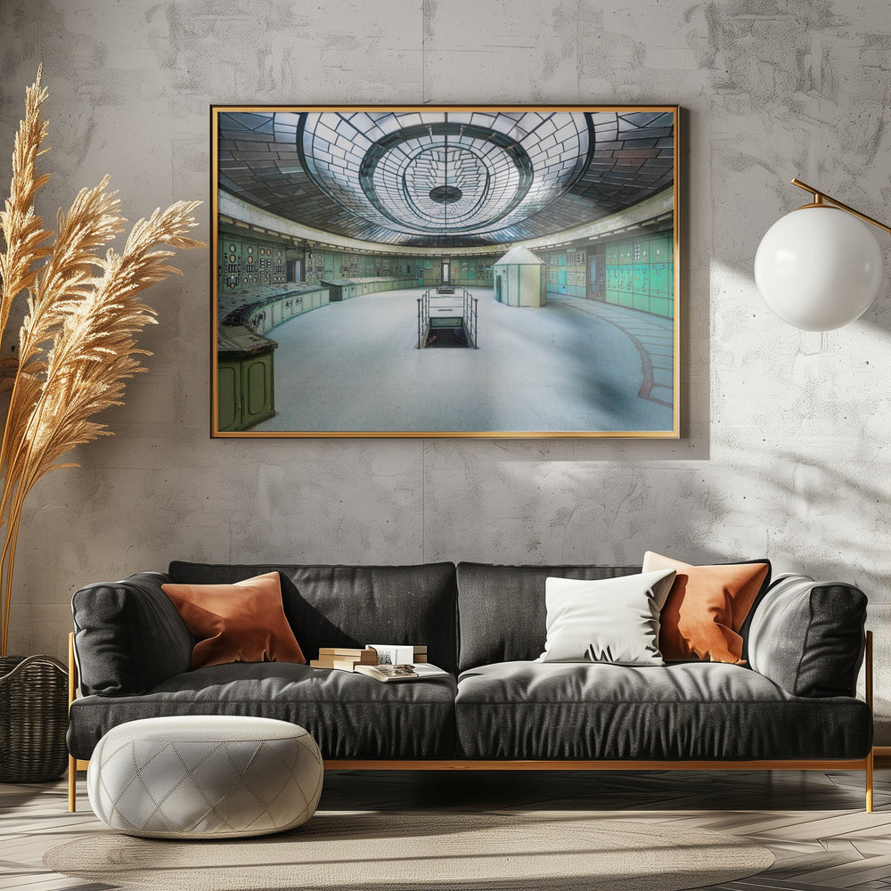 Abandoned Art Deco Control Room | Poster