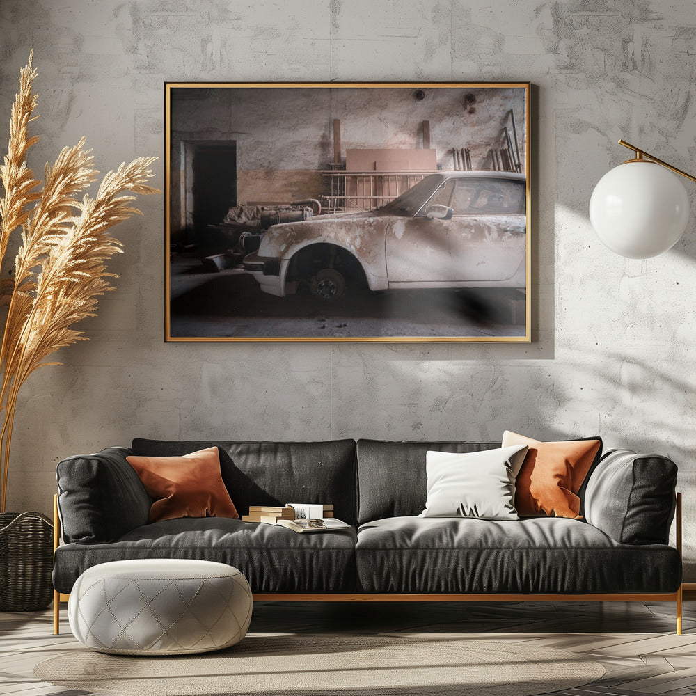 Dusty Porsche | Poster