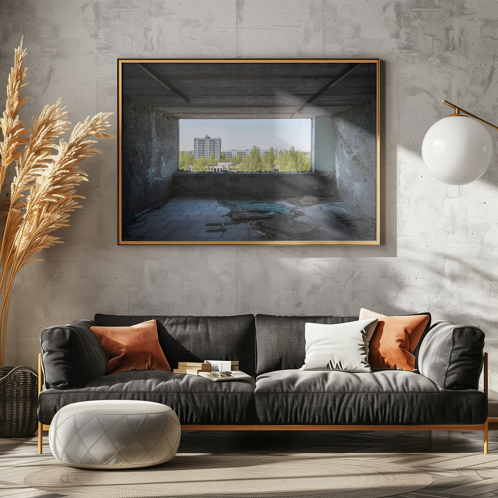 View at Pripyat in Chernobyl | Poster