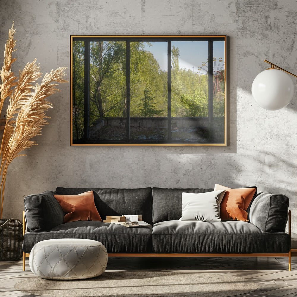 Ferris Wheel in Pripyat Chernobyl | Poster