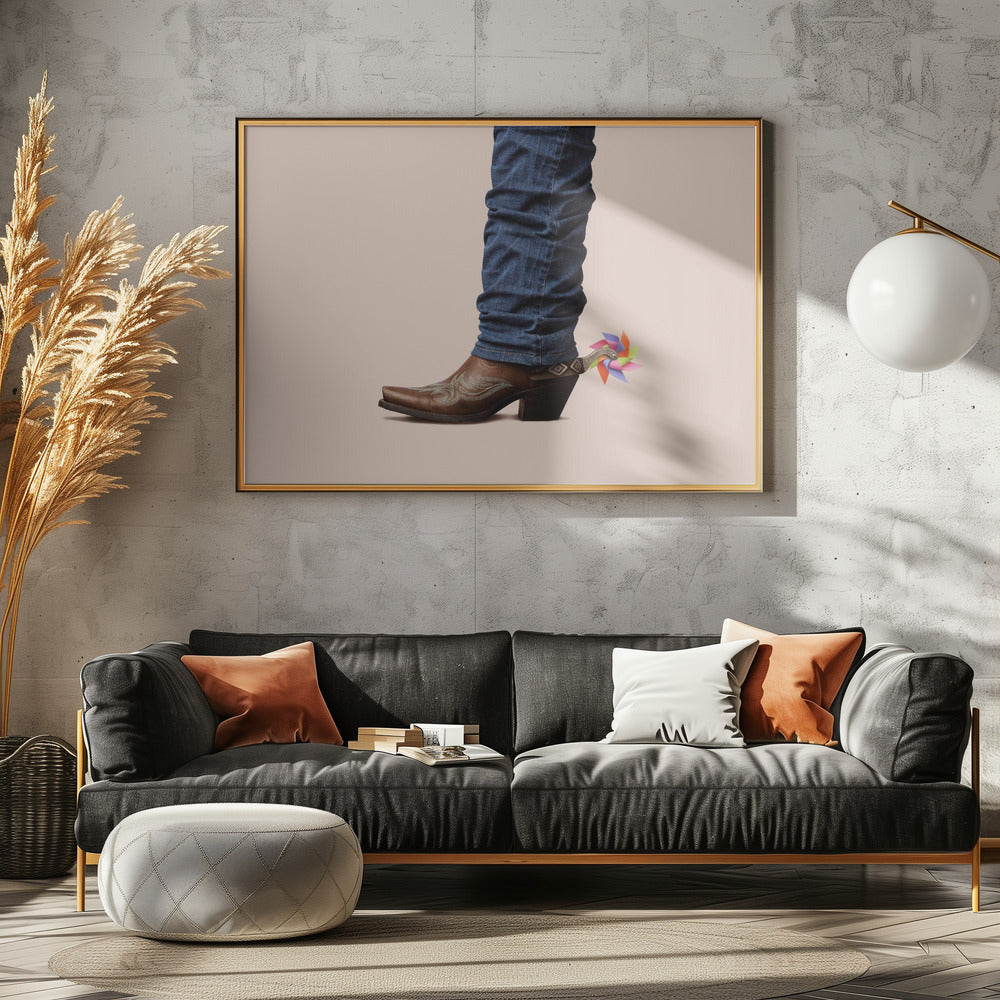 Not Serious Cowboy | Canvas