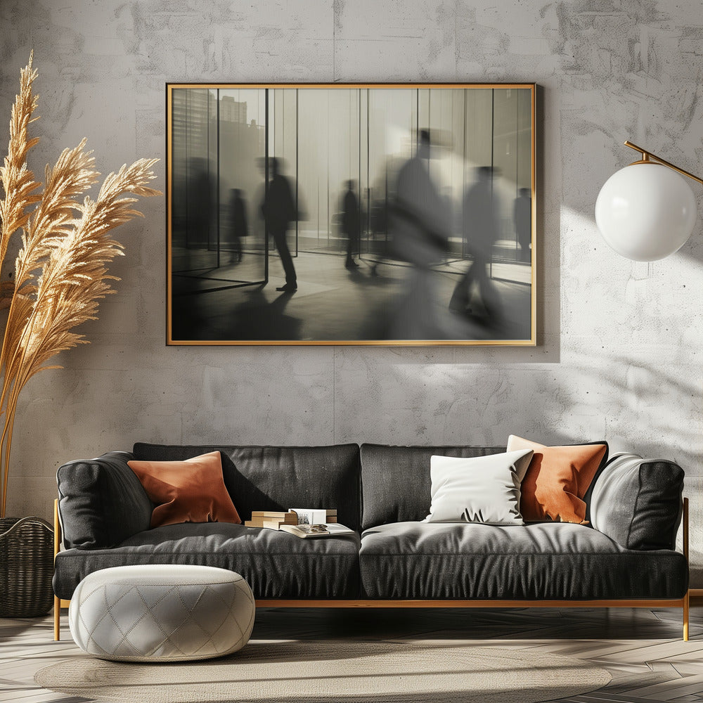 Ghostly City Stroll | Canvas