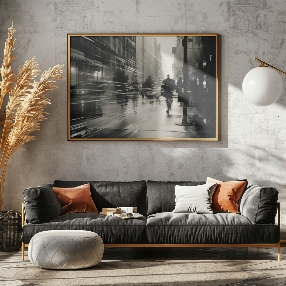 City Shadows Flow | Canvas