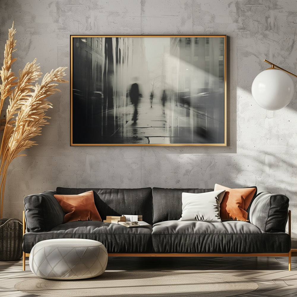 Ghostly City Stroll | Canvas