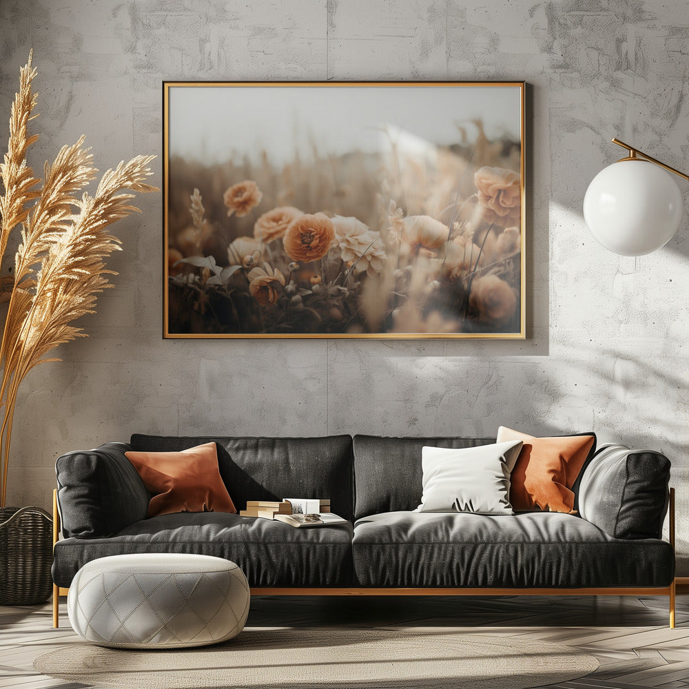 Petals in Sepia | Poster