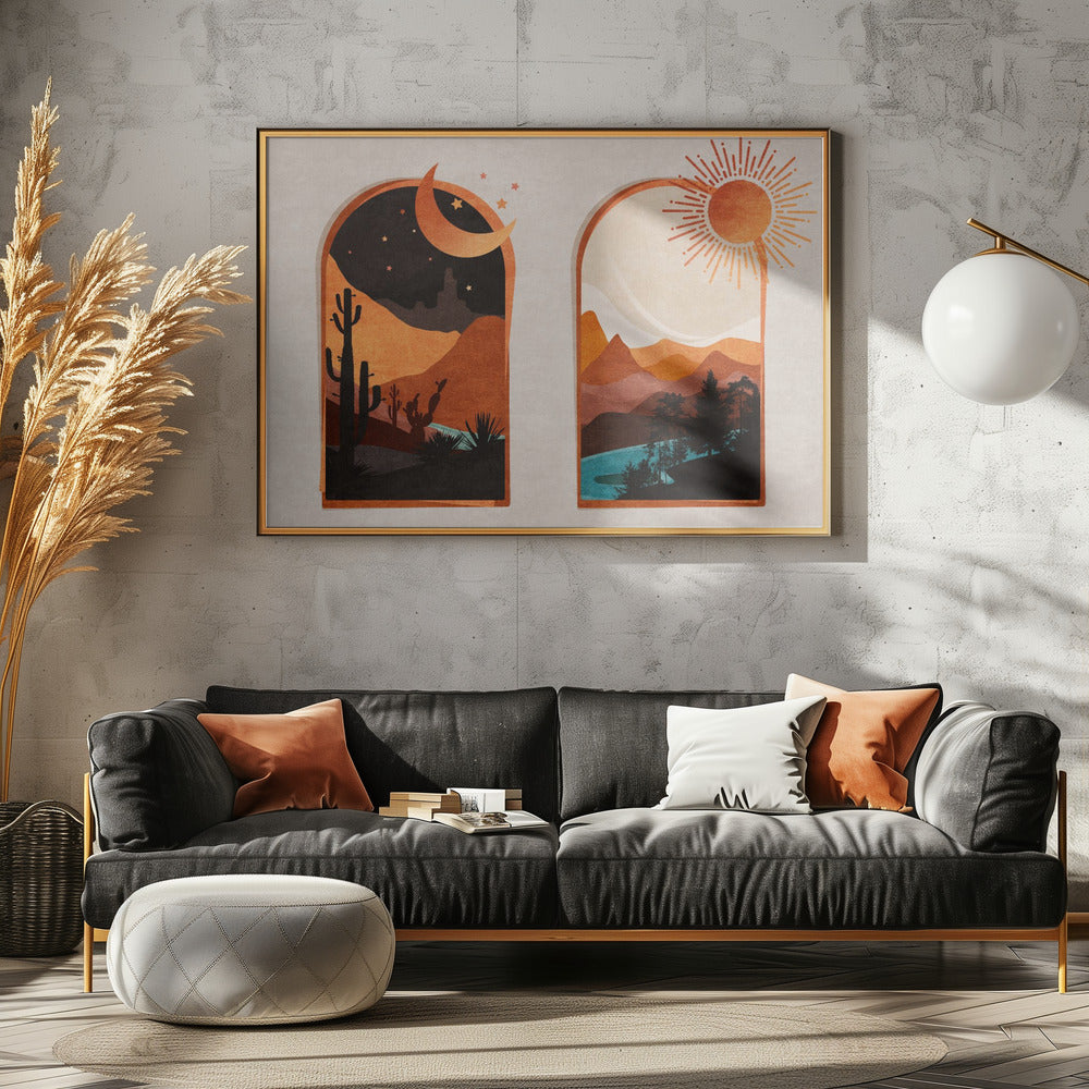 Desert's Dawn &amp; Dusk | Canvas