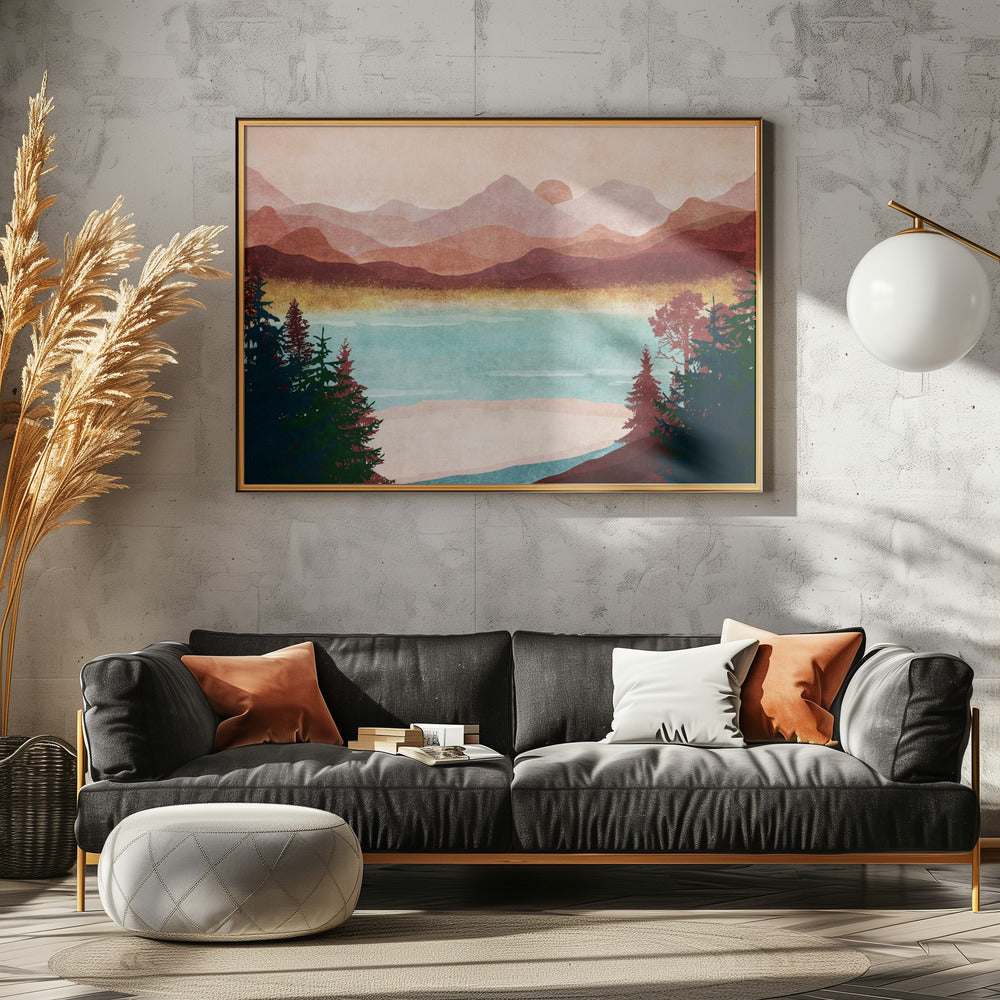 Mountain Dawn Serenity | Poster