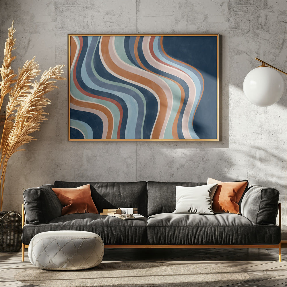 Flowing Stripes | Poster
