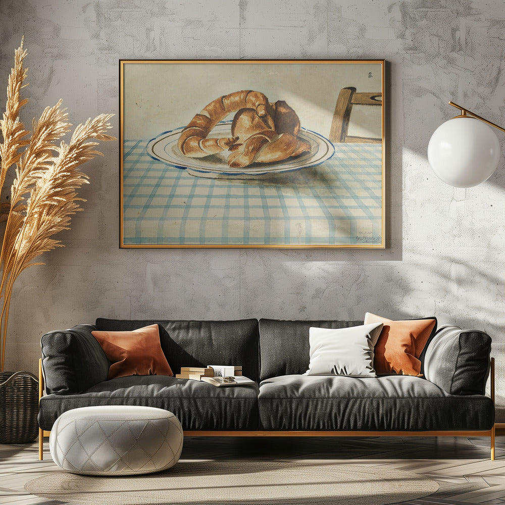 Still Life With Pastry Plate | Poster