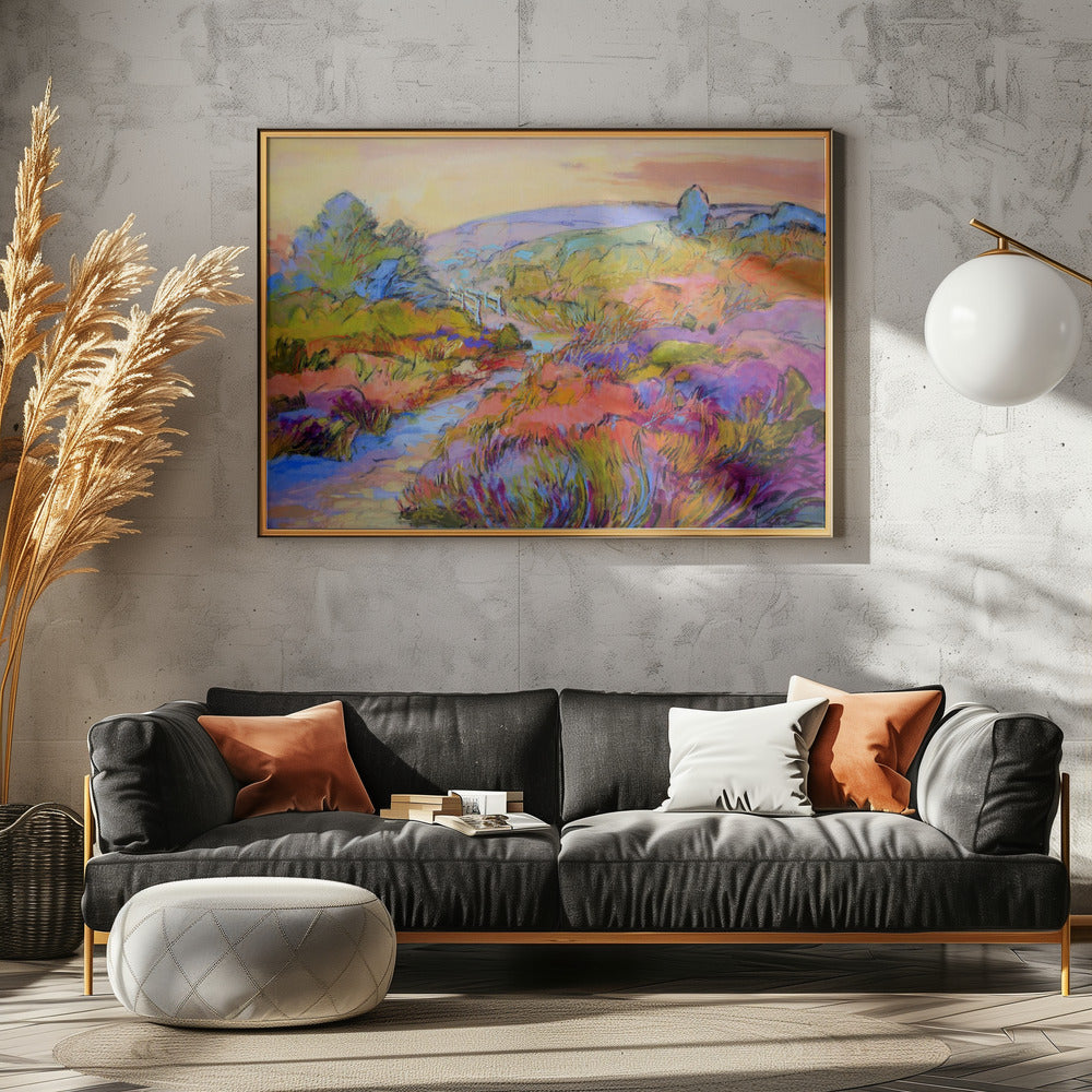 Vibrant Meadow Path | Poster