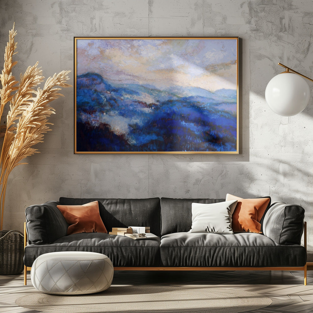 Ethereal Bluescape | Poster