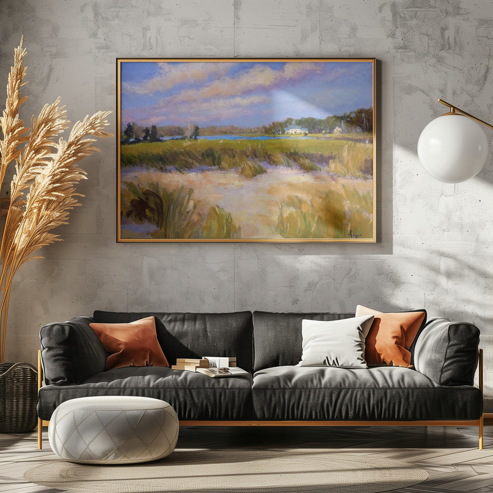 Serene Marshland View | Canvas