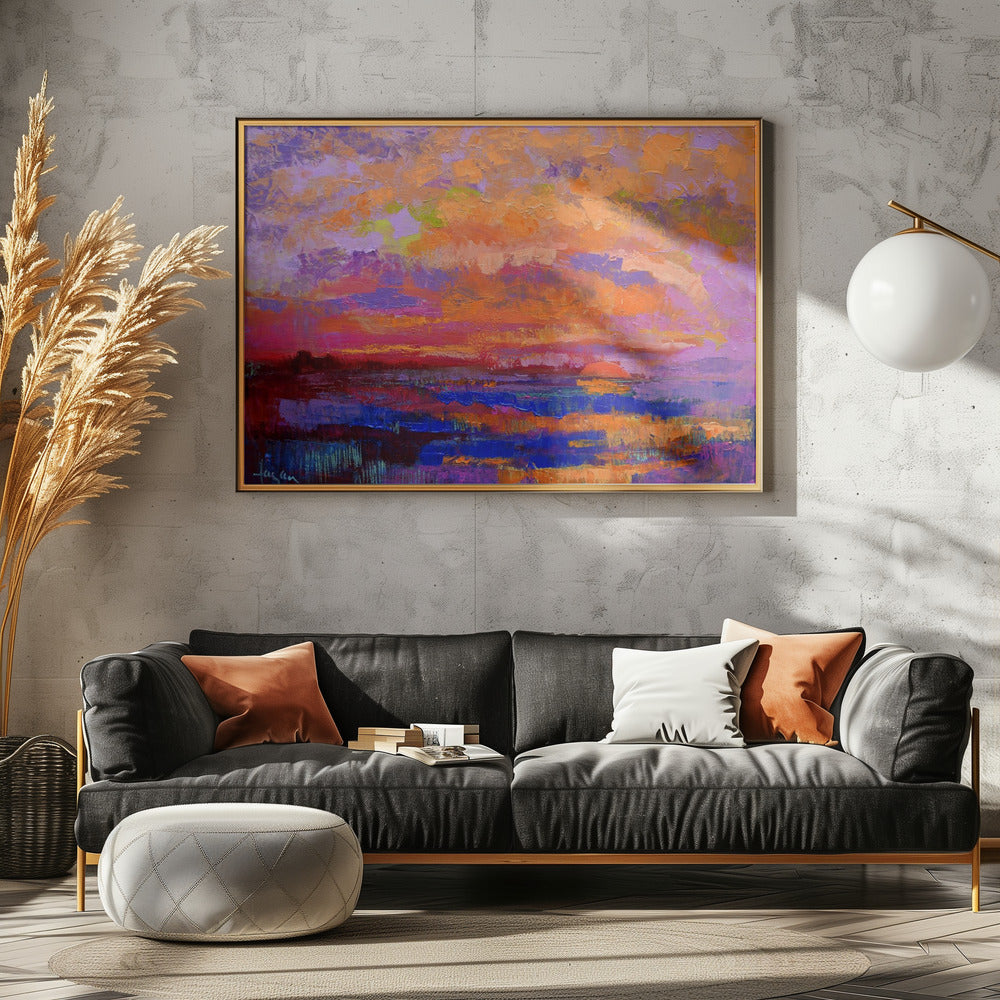 Vivid Sunset Hues | Canvas