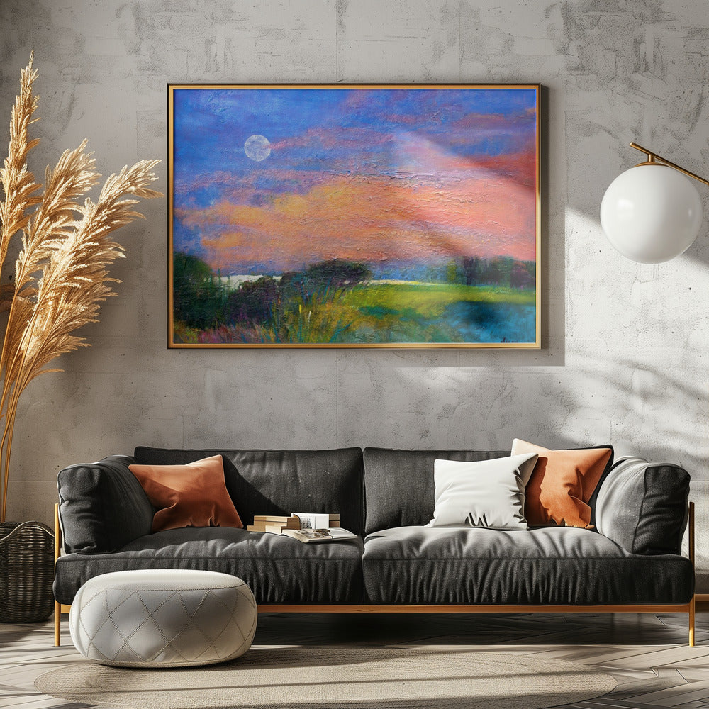 Moonlit Horizon | Canvas